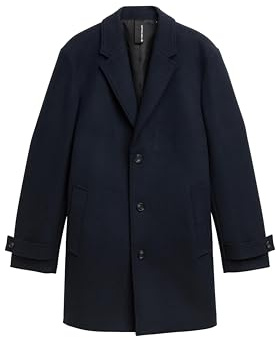 TOM TAILOR Uomo 1046987 Cappotto di lana 10668-Sky Captain Blue, 3XL, 10668 - Sky Captain Blue, 3XL