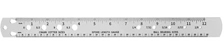 Misuratore di lunghezza dei raggi per riparazione bici, strumento essenziale per negozi di biciclette, misura regolare la lunghezza dei raggi con facilità nella misurazione della lunghezza dei raggi