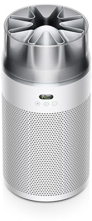 Dyson Hushjet Compact Purifier, Engineered for Powerful, Whisper-quiet, Whole-room Air Purification, Homes with Pets, Allergies, Fully-sealed filtration, 5-year no change filter (White/Silver)