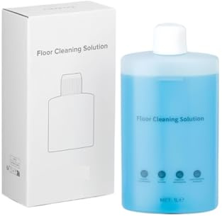 Solution de nettoyage concentrée for robots laveurs de sols (1 L), compatible avec les séries Roborock G20/G10/U10/T7S, formule sans traces for parquets et carrelages.