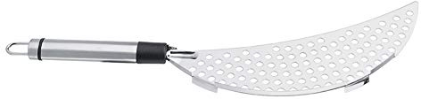 RASTKY Colador de Cocina de Acero Inoxidable, Colador de Alimentos Versátil y Multiusos, Fácil de Colar y Verter, Ergonómico, Apto para lavavajillas.