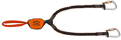 Climbing Technology Classic-k Slider, Set Ferrata Unisex – Erwachsene, Orange/Grau, Einheitsgröße