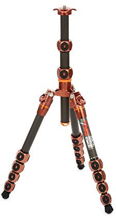 3 Legged Thing Legends Ray Carbon Fibre Tripod - Travel-Friendly, Adjustable Camera Tripod with 3 Detachable Legs and Multiple Mounting Points (RAY)