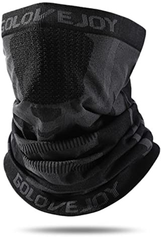LATRAT Scaldacollo Running Termico Uomo Donna Traspirante Antivento Sportivo Elastico Sciarpa Scaldacollo Tubolare Inverno Passamontagna Sci Copricollo Moto Bandana Bici Ciclismo, Unisex