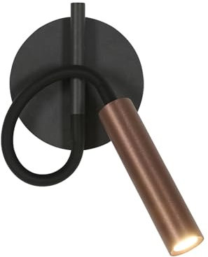 Tealight Leselampe Wandmontage，LED Wandleuchte Innen 4W, Reading Lamp, Leselampe Wand, Bett Leselicht 360° Schwenkbar Schwanenhals Lampe aus Metall für Nachttisch Schlafzimmer Café, Warmweiß 3000K