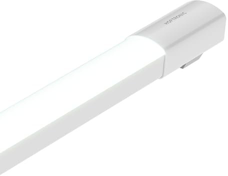 HOFTRONIC LED Feuchtraumleuchte 150cm IP65-48W 4800 Lumen - 6500K Tageslichtweiß - Flimmerfrei - Ultraflach 32mm - Kellerleuchte, Nassraumleuchte - Feuchtraum Wannenleuchte