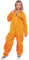 The Fancy Dress Adults Womens Prisoner Overalls Orange Costume Boiler Suit with handcuff Convict Robber Burglar Prison Break Jail Halloween Fancy Dress Outfit, L