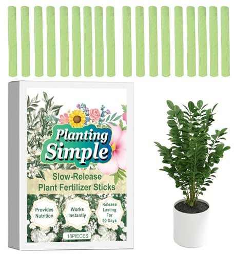 Fertilizer Sticks, Plant Food Sticks, Plant Growth Food Spikes, Lasting Plant Growth Fertilizer Stick - Plant Food Fertilizer Sticks, Easy Plant Care For All Indoor Flowering Houseplants
