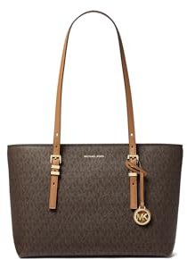 Michael Kors Quinn Medium Tote, Gold-Tone Hardware/Brown/Acorn