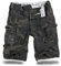 Trooper Cargo Shorts Lightning Edition - blackcamo M