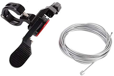 Tbest Aluminium Fahrrad Dropper Sattelstütze Hebel, Kompatibel mit Allen kabelbetätigten Dropper-Post, Schwarz, Mountainbike, Fahrradkomponente, Sattelstütze, Hebel