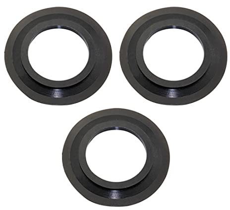 3 piezas Junta para desagües bañera Junta Goma Fregadero para Tapones Metálicos de Juegos de Desagüe a Presión (Válvula Emergente) de Lavo