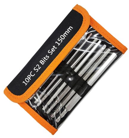 RGYBAO 10-teiliges Schraubendreher-Bit- und Schraubenschlüssel-Set in Industriequalität mit magnetischer Spitze für effiziente Reparatur, professionelle Techniker