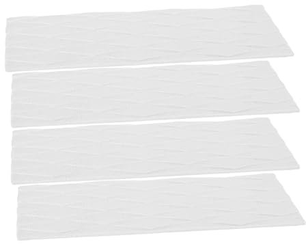 Kisangel Surfboard Antirutschmatte Set Selbstklebend Rutschfestes Grip Pad Mit Front Hinterpolster Für Kajaks Boote Wassersport Niedriges Profil Weiß Eva Material