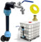 YeahBoom Adaptador Depósito IBC,Grifo Depósito latón IBC,IBC Cuello de cisne 3/4 pulgadas,Adaptador IBC con cuello de cisne grifo de latón,accesorios para tanque de agua de lluvia,barril de lluvia IBC