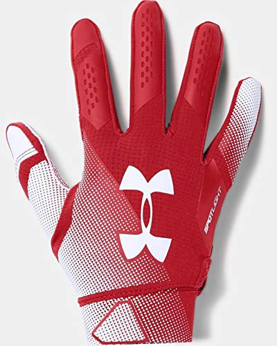 Under Armour - Spotlight NFL American Football Handschuhe - Red/White - Small