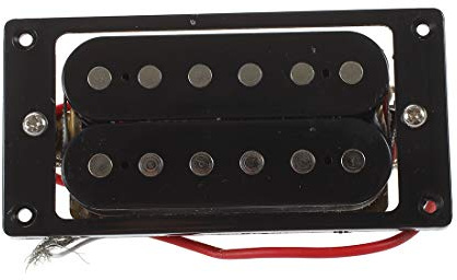 Gaoominy 2 (1 set) svart Humbucker dubbel spole elgitarr pickups + ramskruv