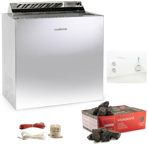 time4wellness Sentiotec Nordex Style Saunaofen 6 kW mit Steuerung K1 und Steine