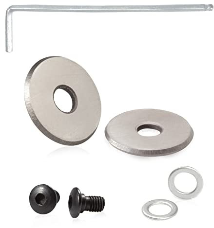 SPEEDWOX Glass Tile Cutter Replacement Cutting Wheel High Strength Tungsten Carbide Scoring Wheels Accessories Parts with Washer Screw Hex Wrench