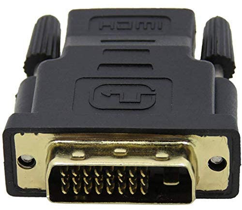 BabzTech DVI to HDMI Adapter, 24+1 DVI Male to HDMI Female Converter, Supports 1080P 60Hz for PC, Laptop, PS4, Xbox, Monitor, Projector