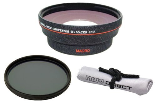 Digital Nc (Alta Definizione Obiettivo grandangolare 0,5X con Macro Compatibile con Panasonic HC-V720