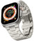 Métal Bracelet pour Apple Watch Ultra 2 49mm, Acier Inoxydable Bracelet de Remplacement Réglable Bracelet pour iWatch Ultra 2/Ultra 49mm 46mm 45mm 44mm 42mm Series 10 9 8 7 SE Series 6 5 4 3 2 1