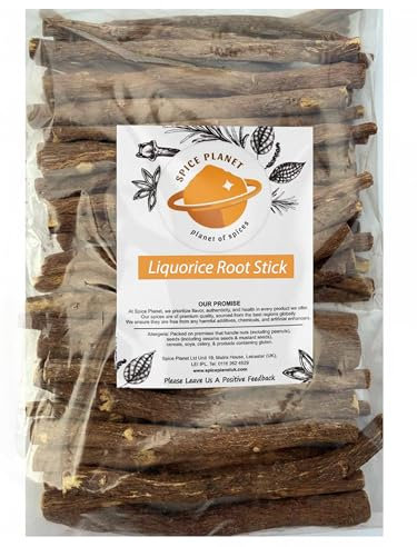 Liquorice | Licorice Dried Root Sticks | Jethimadh Sticks Premium by Spice Planet® 25g-1.9kg (50 Grams)