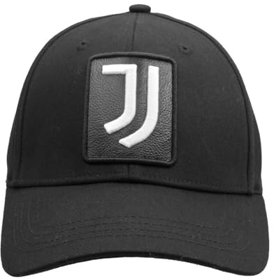 Juventus Cappello Baseball Patch Pelle Ricamo 100% CO
