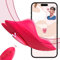 Vibratore Sex Toys con Ovetto Vibrante donna Telecomando per Coppie,Vibratori Indossabile Tramite per Cellulare,Mutandine Vibranti con 10 Impostazioni di Vibrazione,(Rosso)