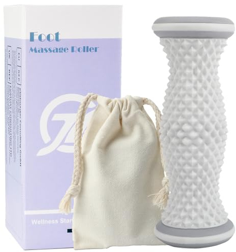 FREATECH Foot Massager Roller with 459 Spiky Massage Points, Durable PP Material, Plantar Fasciitis Relief, Deep Massage for Heel & Arch Pain, Reflexology Acupressure Tool for Muscle Relaxation