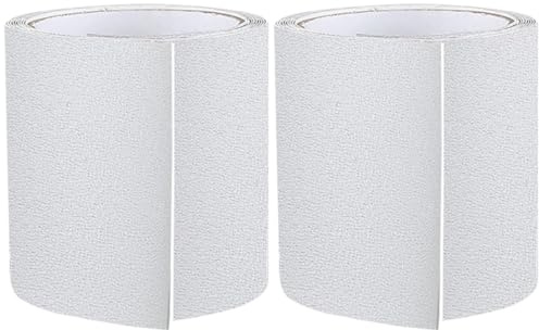VERDANVERSE Parches de Suela Transparentes 2 Piezas 10x50 Cm Película Autoadhesiva Antideslizante Protección Resistente al Desgaste para Zapatos Planos y Tacones Uso Diario