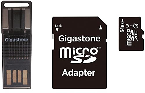 Gigastone GS-4IN1600X64GB-R Prime Series microSD Card 4-in-1 Kit (64GB)
