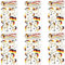 6-teiliges Tattoo-Set * DEUTSCHLAND EINHÖRNER * zur EM 2024 | Mädchen Kinder Kindertattoo Mitgebsel Fußball