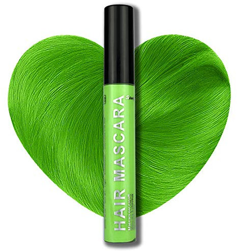 Stargazer Mascara per capelli reattivo ai raggi UV, colore verde neon