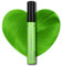Stargazer Neon Green UV-Reactive Hair Mascara, Wash Out Color