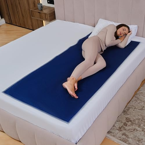 Inspire Waterproof Washable Mattress Pad, Quilted and Dark Colored to Hide Stains, Oversized 34x 72 – Adults and Kids Reusable Underpad for Incontinence