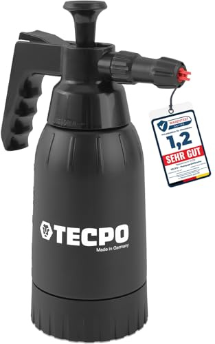TECPO Spruzzatore a pompa, 1 l, per schiuma, nebulizzatore a pompa a pressione