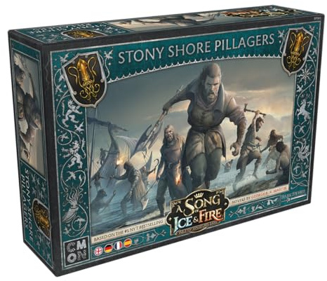 CMON, A Song of Ice & Fire – Stony Shore Pillagers (Plünderer der steinigen Küste), Erweiterung, Tabletop, 2 Spieler, Ab 14+ Jahren, 45-60 Minuten, Deutsch, Mehrsprachig