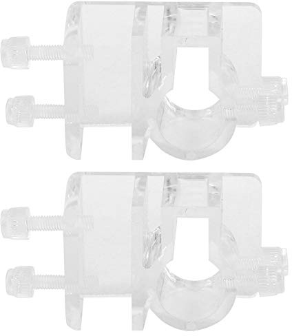 Fästklämma för Akvarieslang, Vattenrörshållare, 2-pack Klara Akrylklämmor för 12-16 Mm Rör, Idealisk för Hemakvariumentusiaster