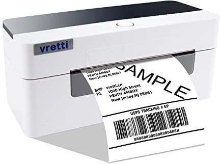 vretti etikettskrivare termisk fraktetikettskrivare, skrivbord etiketttryck för Amazon DPD DHL UPS Shopify
