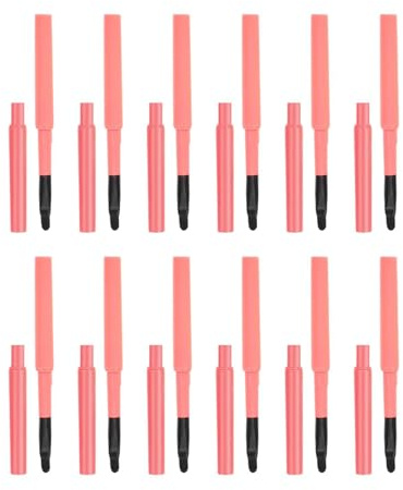 Makeupborstset Med 12 Strån Set Med 12 Delar Skönhetsverktyg | Makeupborstset för nybörjare För Flickvän Nybörjare Makeupartister Hustru Resor Och