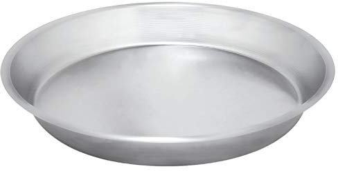 Pentalux Set med 2 runda pajformar med låg och utsvängd aluminium för napolitansk pastiera/di grano pizza, 22 cm h .4 cm