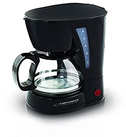 ESPERANZA CAFETERA EKC006 CAFETERA DE GOTEO SOBRE ENCIMERA 0.6 L