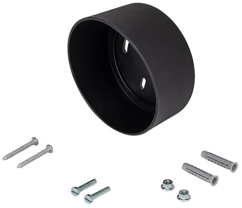 Hörmann Wetterschutzhaube für Reflektor Ø 80 mm, Schwarz für Lichtschranken