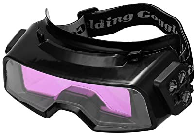 PRATYAHARA 1 Piece Automatic Darkening Welding Glasses Mask Welding Cap Professional Weld Glasses Goggles for TIG MIG