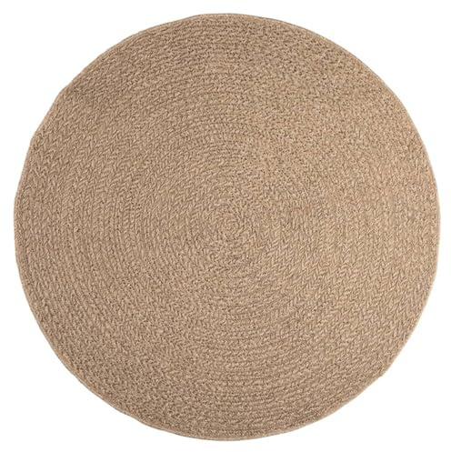 vidaXL Teppich, Bodenteppich für Außenbereich Innenbereich, Außenteppich in Jute Optik, Gartenteppich Küchenteppich Terrassenteppich Wohnzimmerteppich