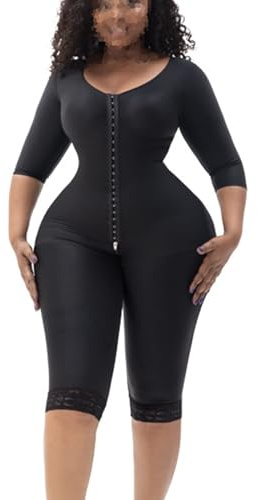 TOSOFT Faja Moldeadora De Cuerpo Completo For Mujer Moldeadora De Brazos Y Piernas For Liposucción Posoperatoria Y Posparto(Black,L/Large)