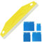 Paint Line Edger, Paint Edge Tool with 4Pcs Plastic Scrapers Paint for Skirting Boards and Paint Cutting in Tools for Painting Guard