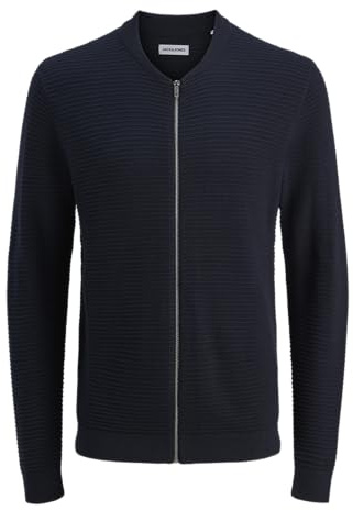 Jack & Jones Jjotto Aw25 Cardigan zippé en Tricot pour Homme, Sky Captain, M