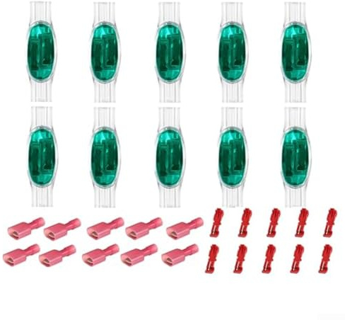 10 connettori impermeabili da esterno per robot da prato, con morsetti per cavi per connessioni sicure